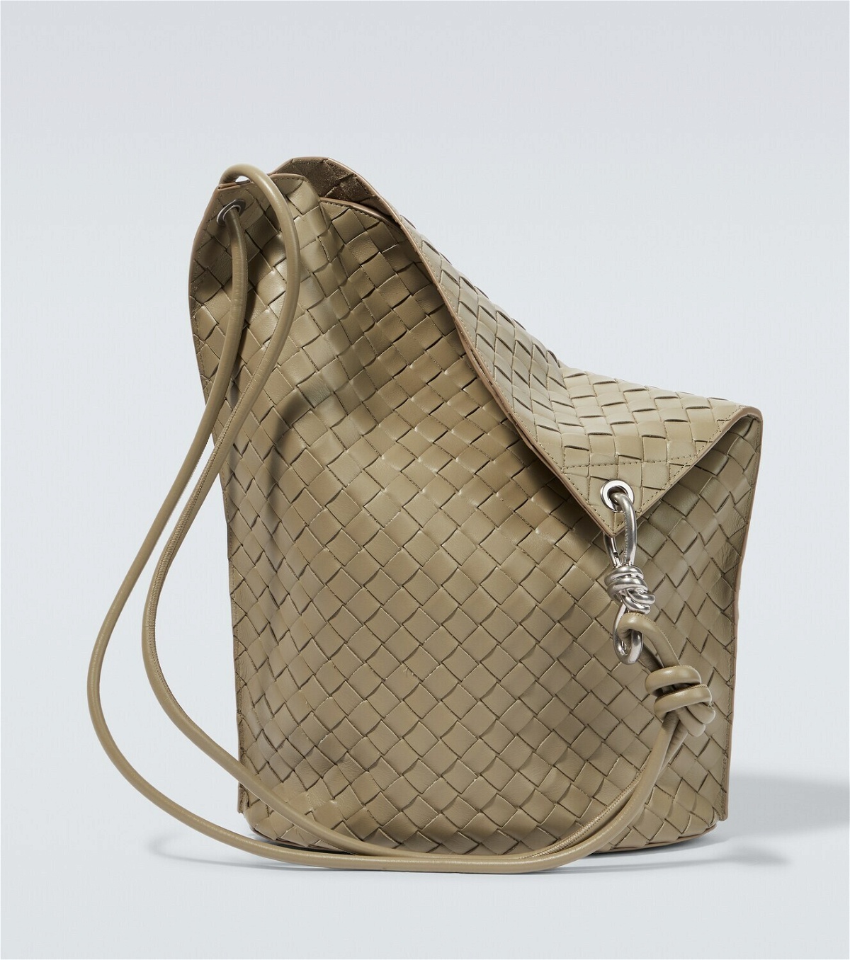 Bottega Veneta Loop Shoulder Bag Intrecciato Nappa Large