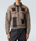 JW Anderson Embroidered wool polo sweater