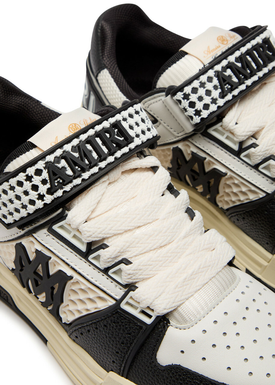 Amiri MA Skyline Panelled Leather Sneakers Black