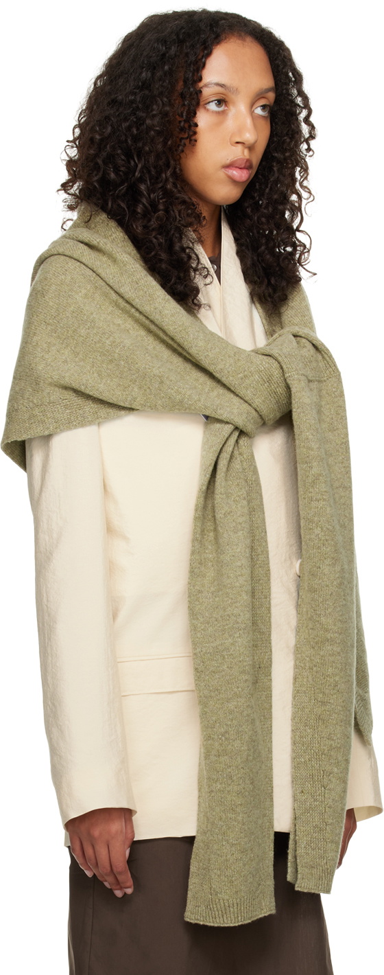 LEMAIRE Green Wrap Scarf Lemaire