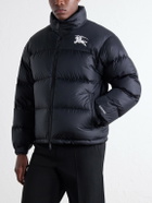 Burberry - Highlands Logo-Embroidered Quilted Shell Down Jacket - Black