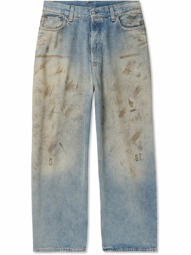 Photo: Acne Studios - Straight-Leg Distressed Jeans - Blue