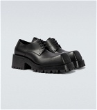 Balenciaga - Trooper leather Derby shoes