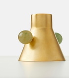 Natalia Criado Gold-plated candle holder