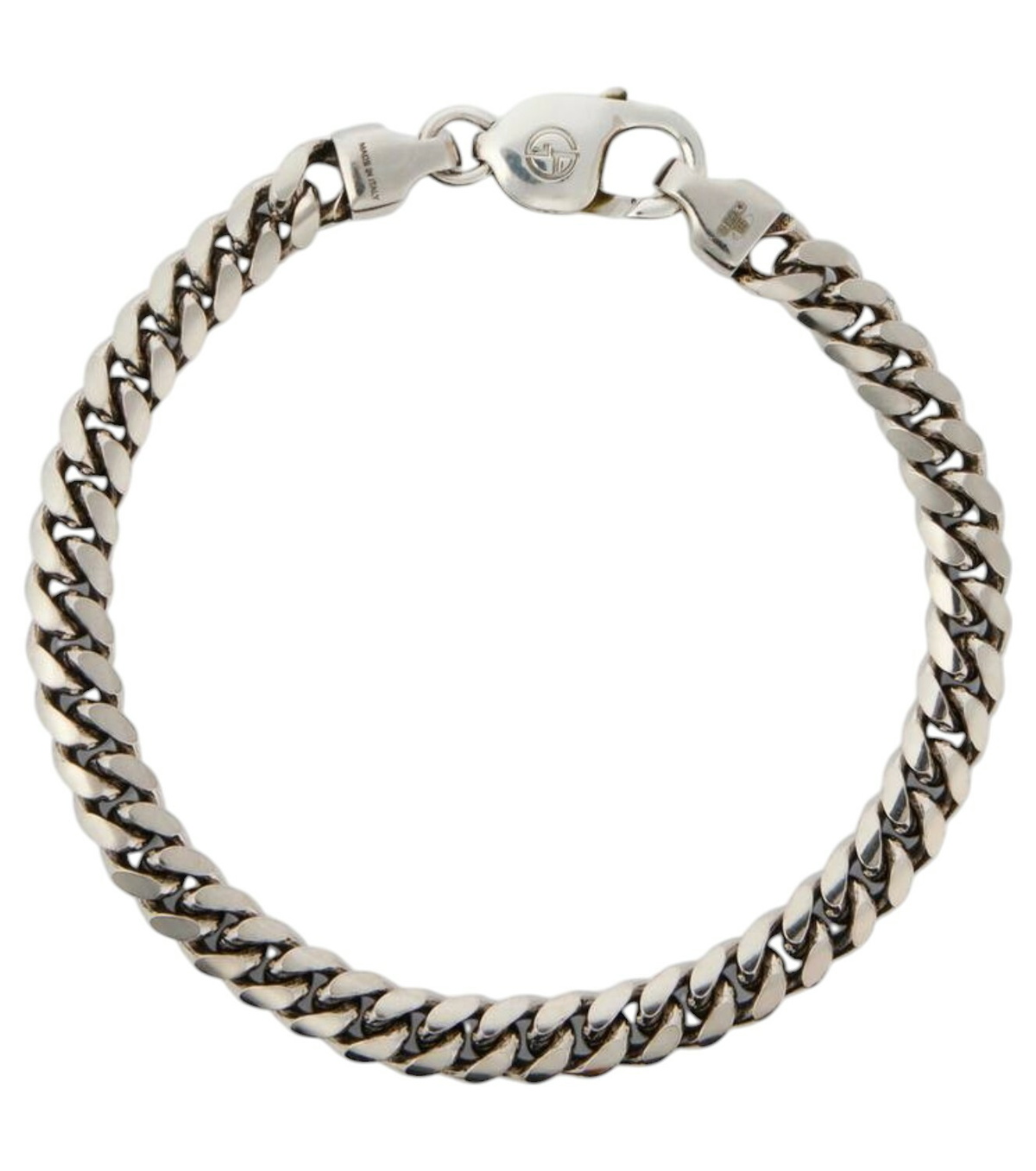 ブレスレット GIORGIO ARMANI BRACELET Giorgio Armani Braid-effect silver bracelet Giorgio Armani