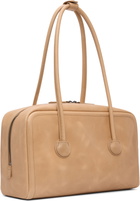 MARGESHERWOOD Beige Soft Boston Bag
