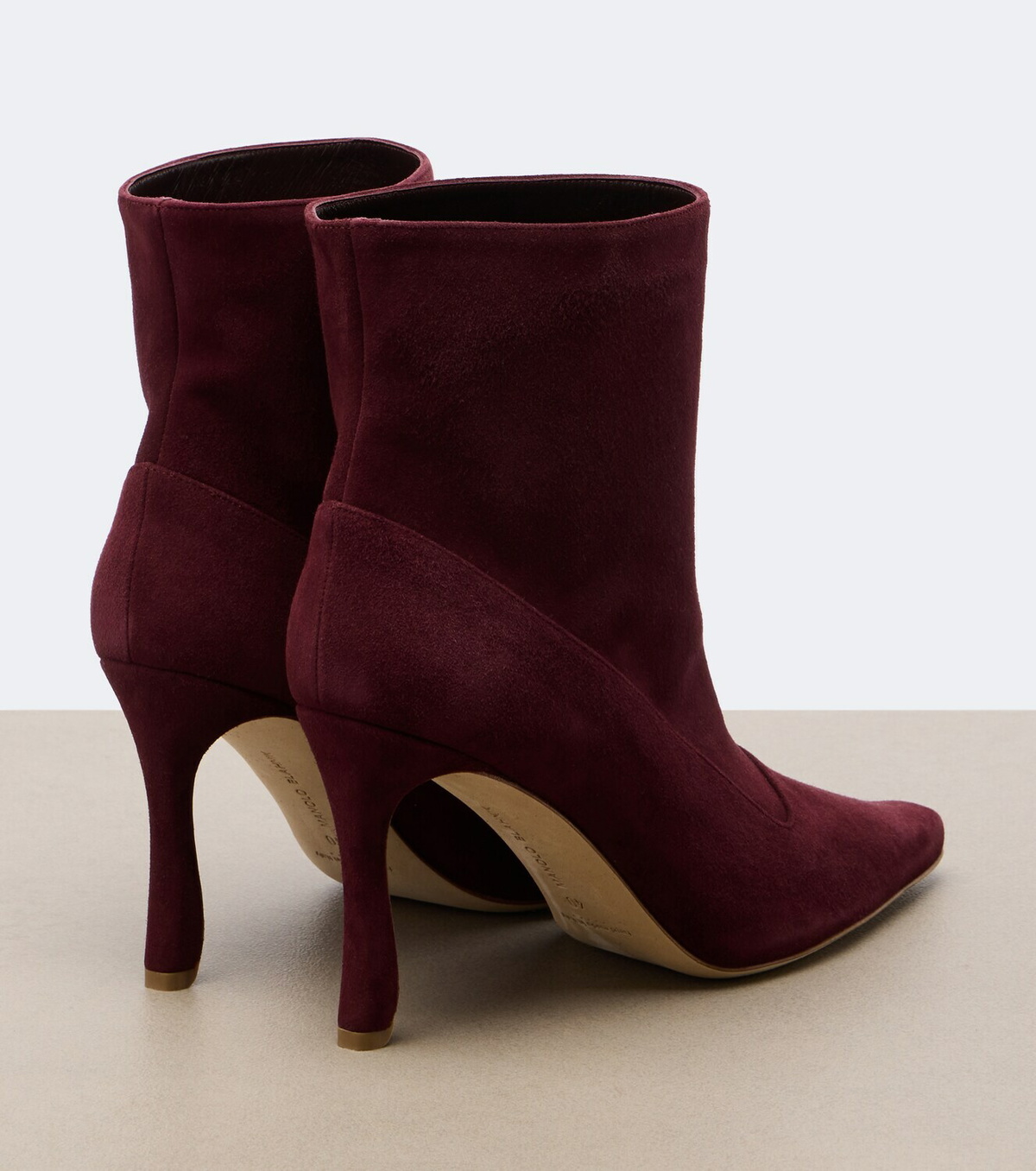 Manolo Blahnik Gostatu suede ankle boots