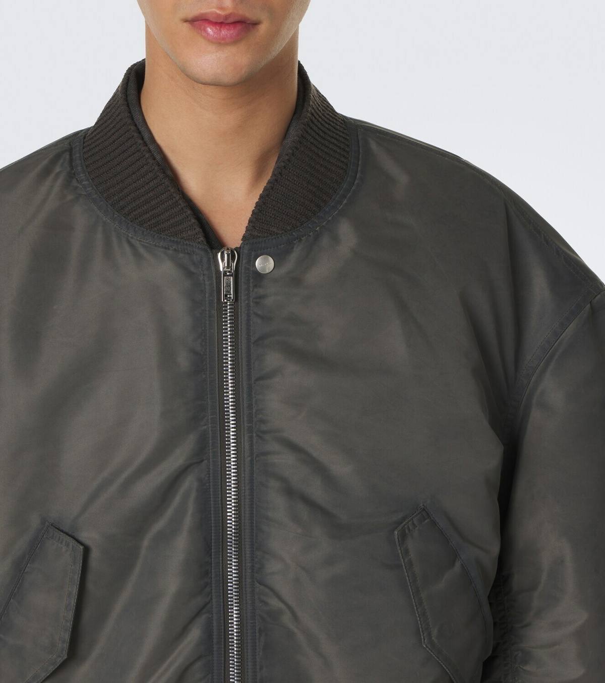 Rick Owens Secchia Flight satin bomber jacket