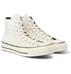 Converse - Chuck 70 Patchwork Canvas and Twill High-Top Sneakers - Neutrals