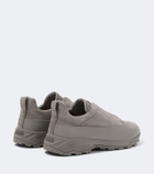 Zegna Triple Stitch Monte suede slip-on sneakers