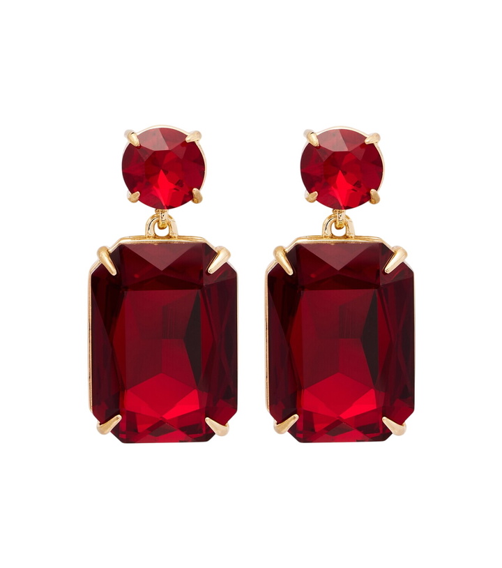 Photo: Carolina Herrera Embellished drop earrings