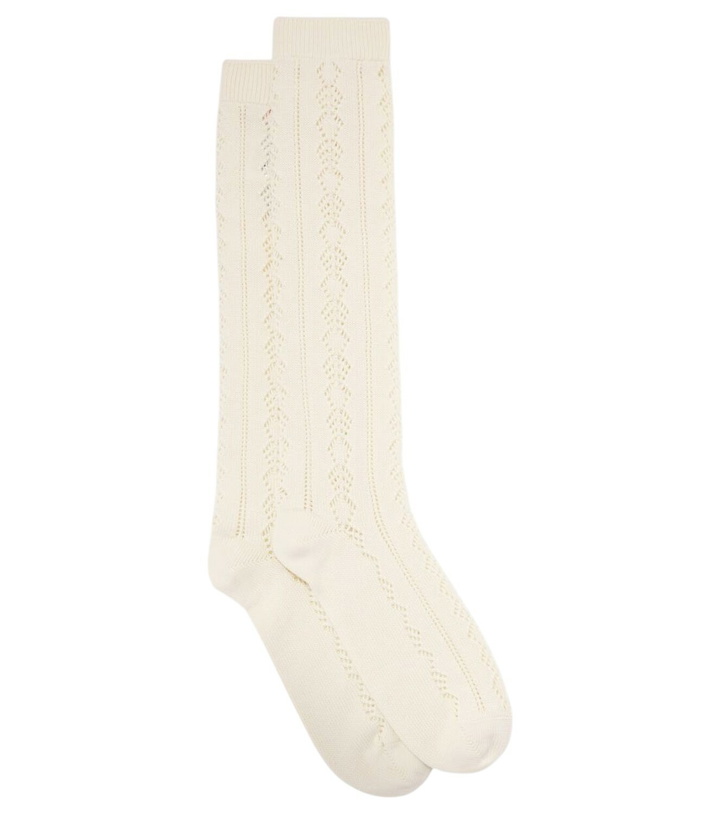 Photo: Valentino Pointelle cotton socks