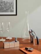 L'Atelier Du Vin - Bouchons Millésimés Set of Two Engraved Silver-Tone Wine Stoppers