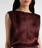 Khaite Toma silk minidress