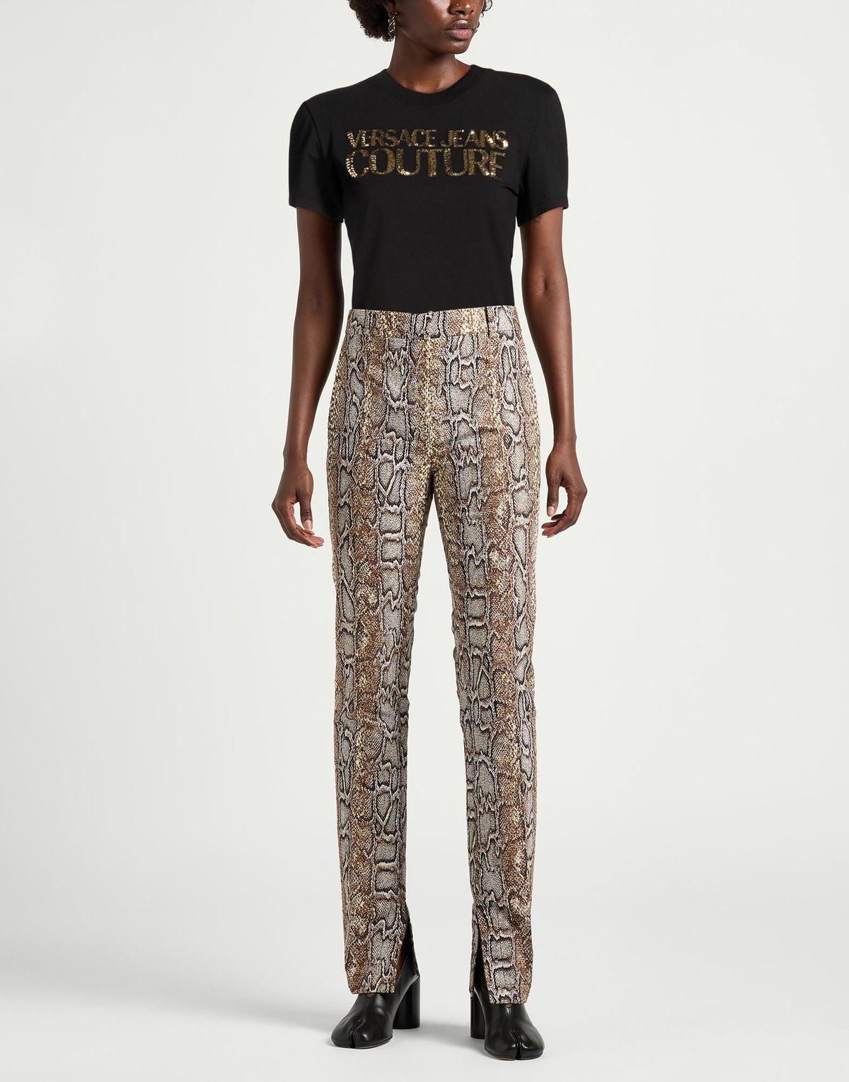Versace Jeans Couture Womens T-shirt in Black