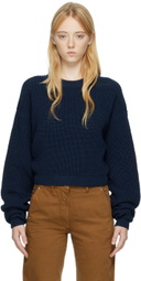 Quira SSENSE Exclusive Navy Raglan Sweater