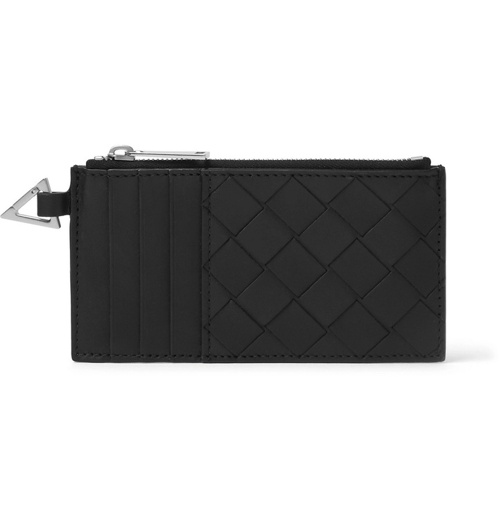 Photo: Bottega Veneta - Intrecciato Leather Cardholder - Black