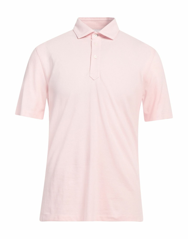 Photo: Brunello Cucinelli Mens Polo shirt Light in Pink