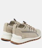 Brunello Cucinelli Metallic leather sneakers