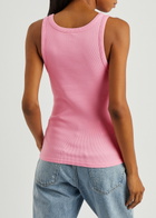 Colorful Standard Ribbed Stretch-cotton Tank Pink
