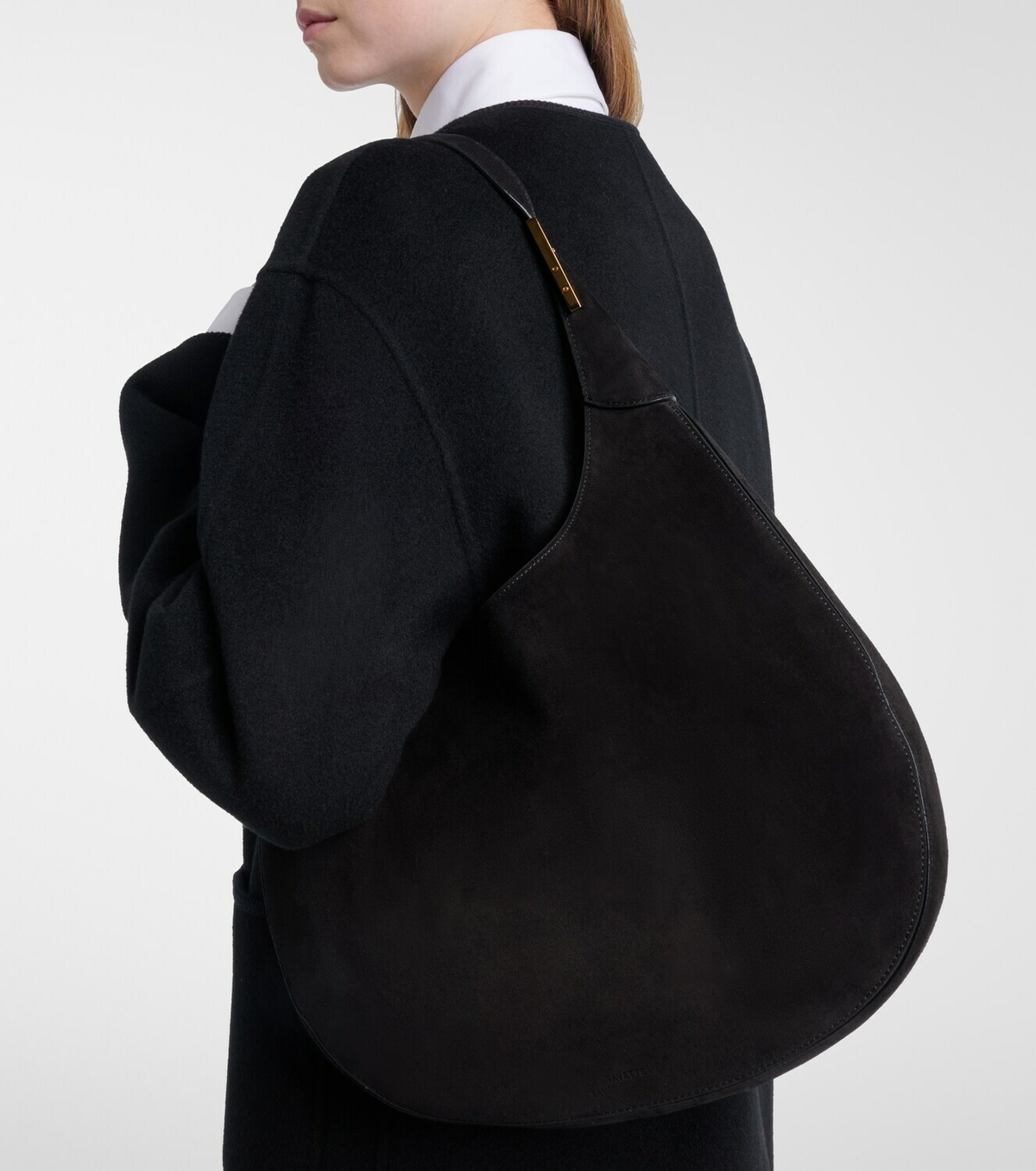 Savette Florence Large suede shoulder bag