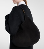 Savette Florence Large suede shoulder bag