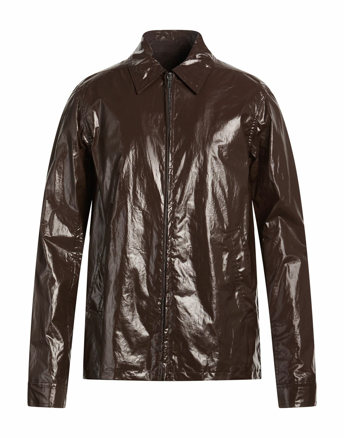 Rick Owens Mens Jacket Dark in Brown