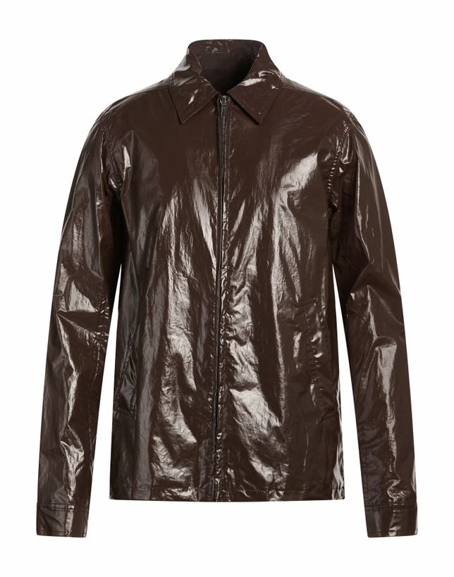 Photo: Rick Owens Mens Jacket Dark in Brown