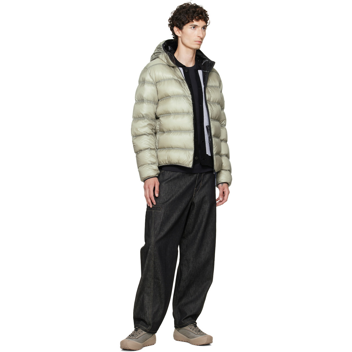 Moncler Gray Guadiana Down Jacket