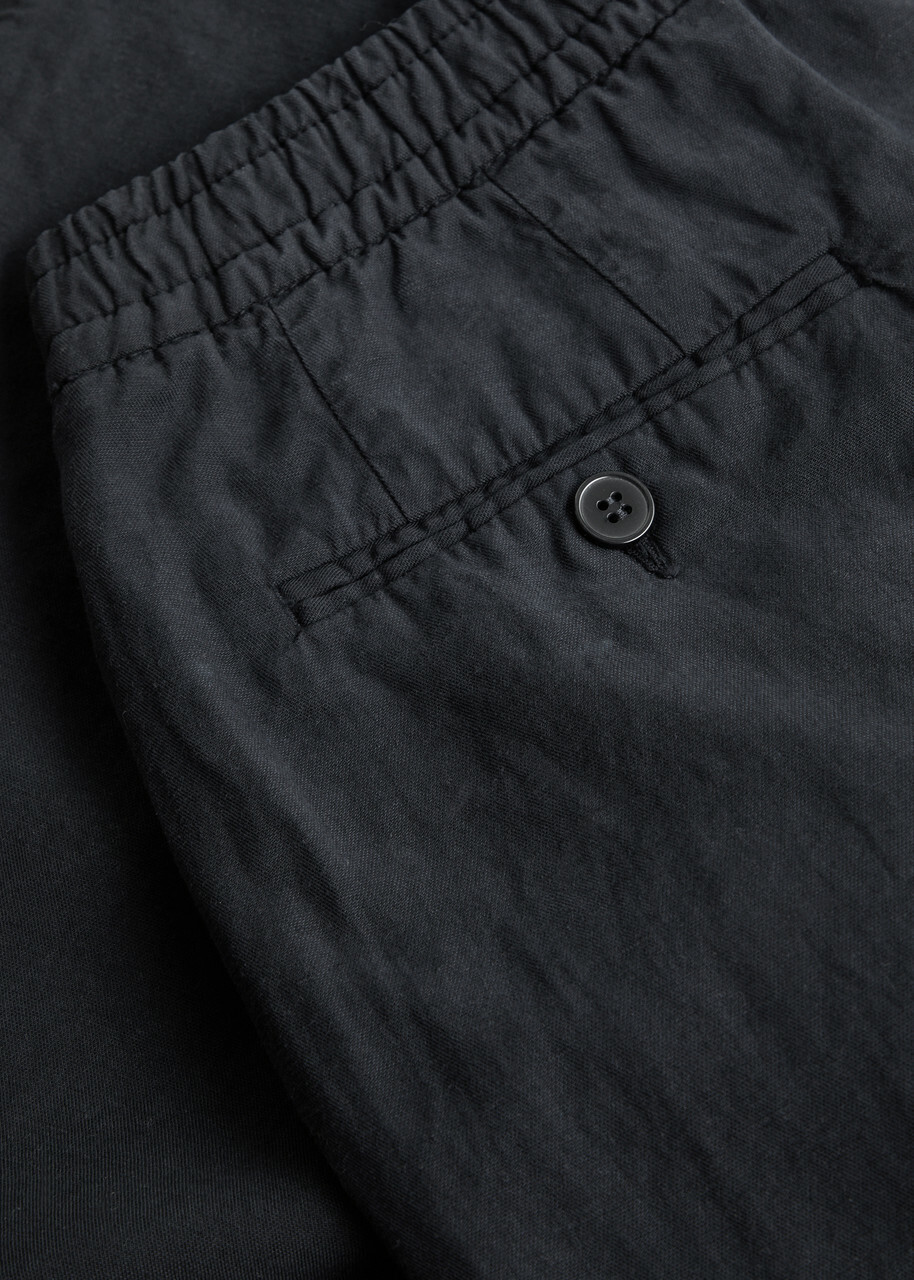 Officine Générale Phil Lyocell-blend Shorts Navy