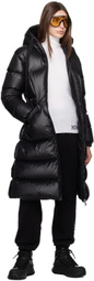 Moncler Black Flocked Lounge Pants