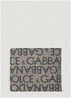 Dolce & Gabbana - Jacquard Logo Wallet in Brown