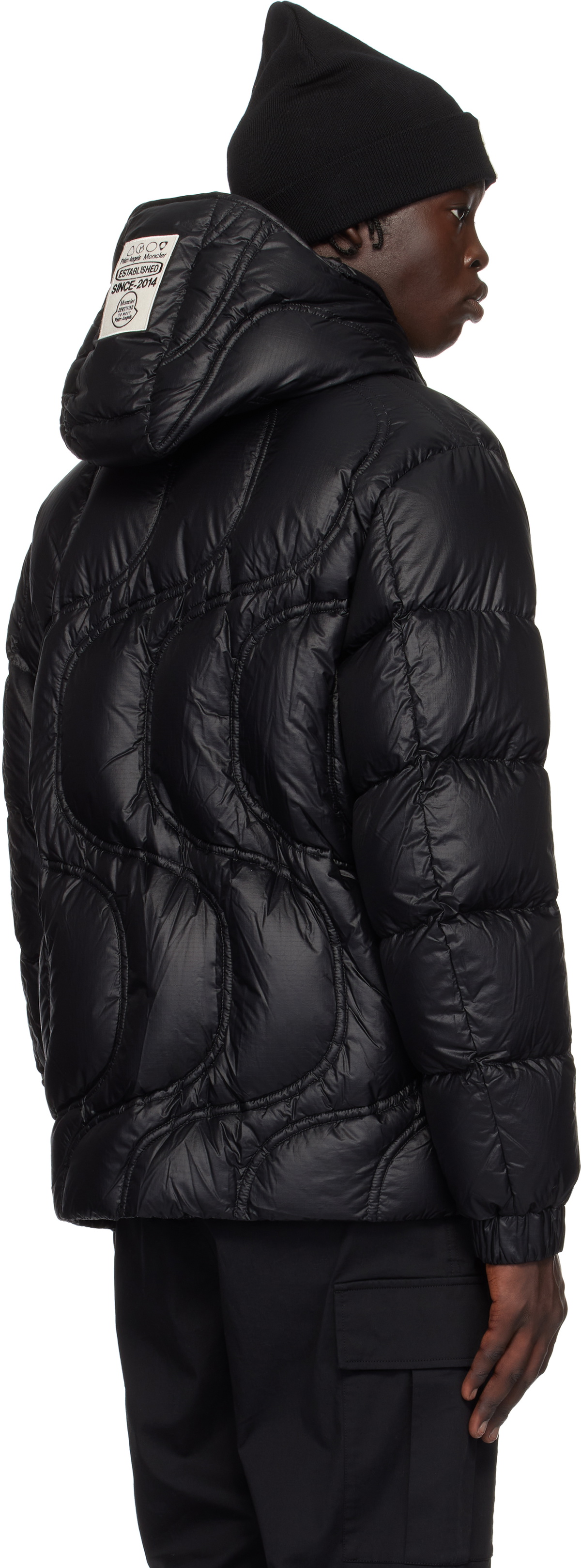 Moncler Genius Moncler x Palm Angels Black Cherit Down