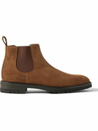 Manolo Blahnik - Brompton Suede Chelsea Boots - Brown