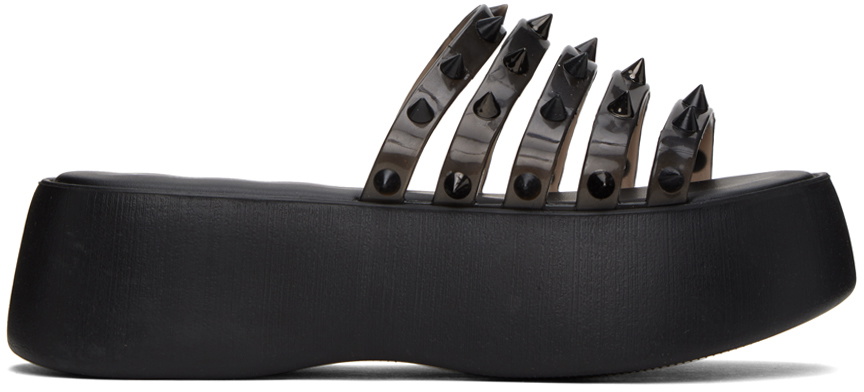 Jean Paul Gaultier Black Melissa Edition Becky Punk Love Sandals