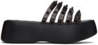 Jean Paul Gaultier Black Melissa Edition Becky Punk Love Sandals