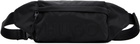 Hugo Black Embossed-Logo Belt Bag