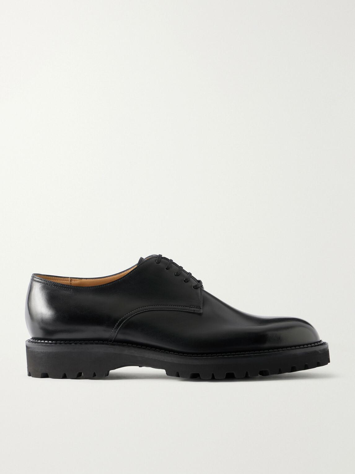 John Lobb - Tenby Leather Derby Shoes - Black