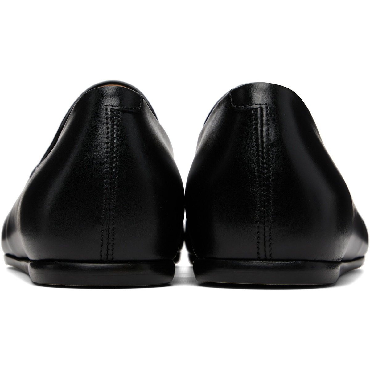 BOSS Black Leather Loafers