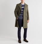 Massimo Alba - Herringbone Wool Coat - Green