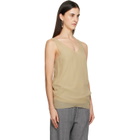 TOTEME Beige Chiffon Slip Top