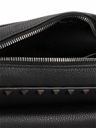 VALENTINO GARAVANI - Rockstud Grained Leather Crossbody Bag