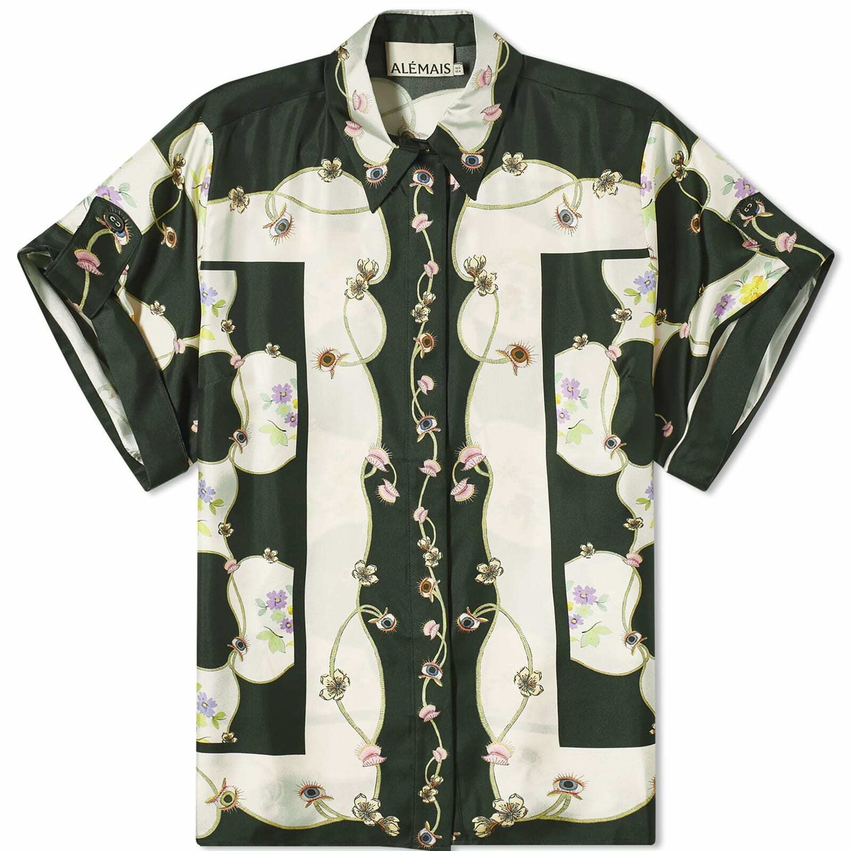 Alemais Women's ALÉMAIS Venus Oversized Shirt in Black/White