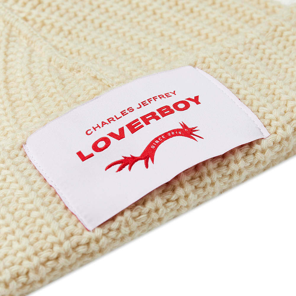 Charles Jeffrey Women's Loverboy Chunky Rabbit Beanie in Ecru