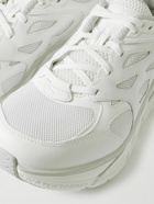 Hoka One One - Clifton L Leather and Mesh Running Sneakers - White