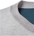 Brioni - Stretch Cotton and Silk-Blend Sweatshirt - Men - Gray