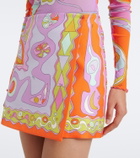 Pucci Angoli twill wrap skirt