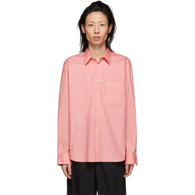 Photo: Comme des Garcons Homme Plus Pink Cotton Shirt