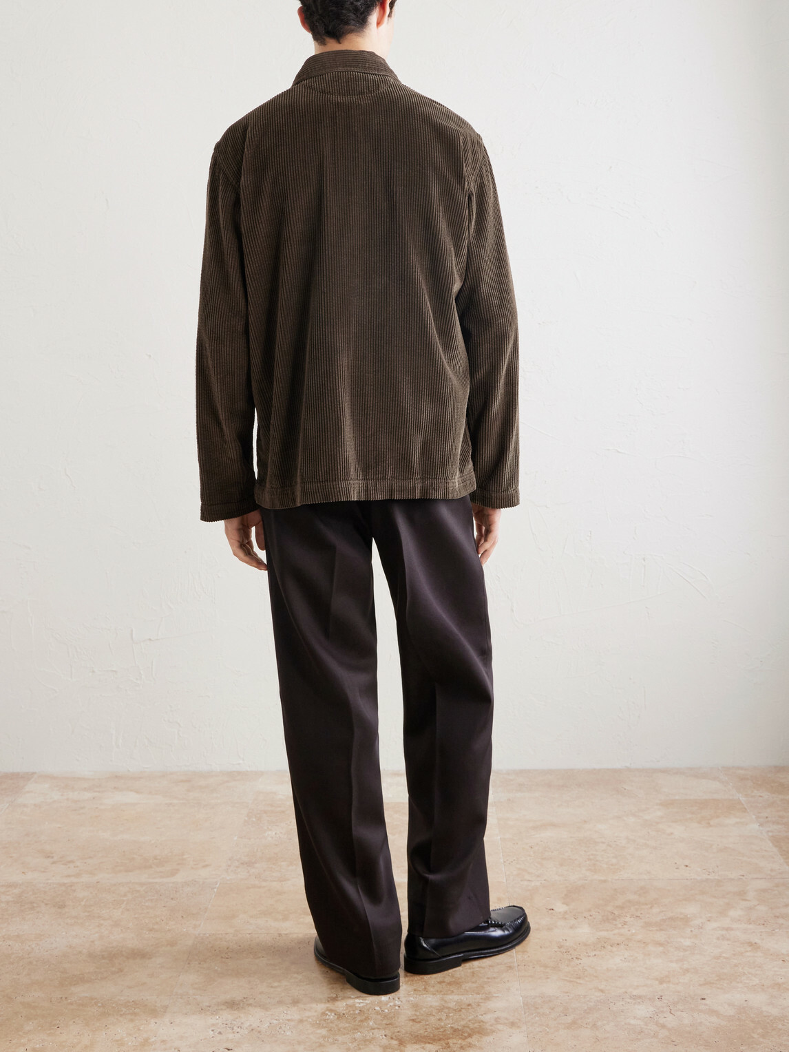 Hartford - Perry Cotton-Corduroy Jacket - Brown