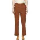 Bode Brown Herringbone Trousers